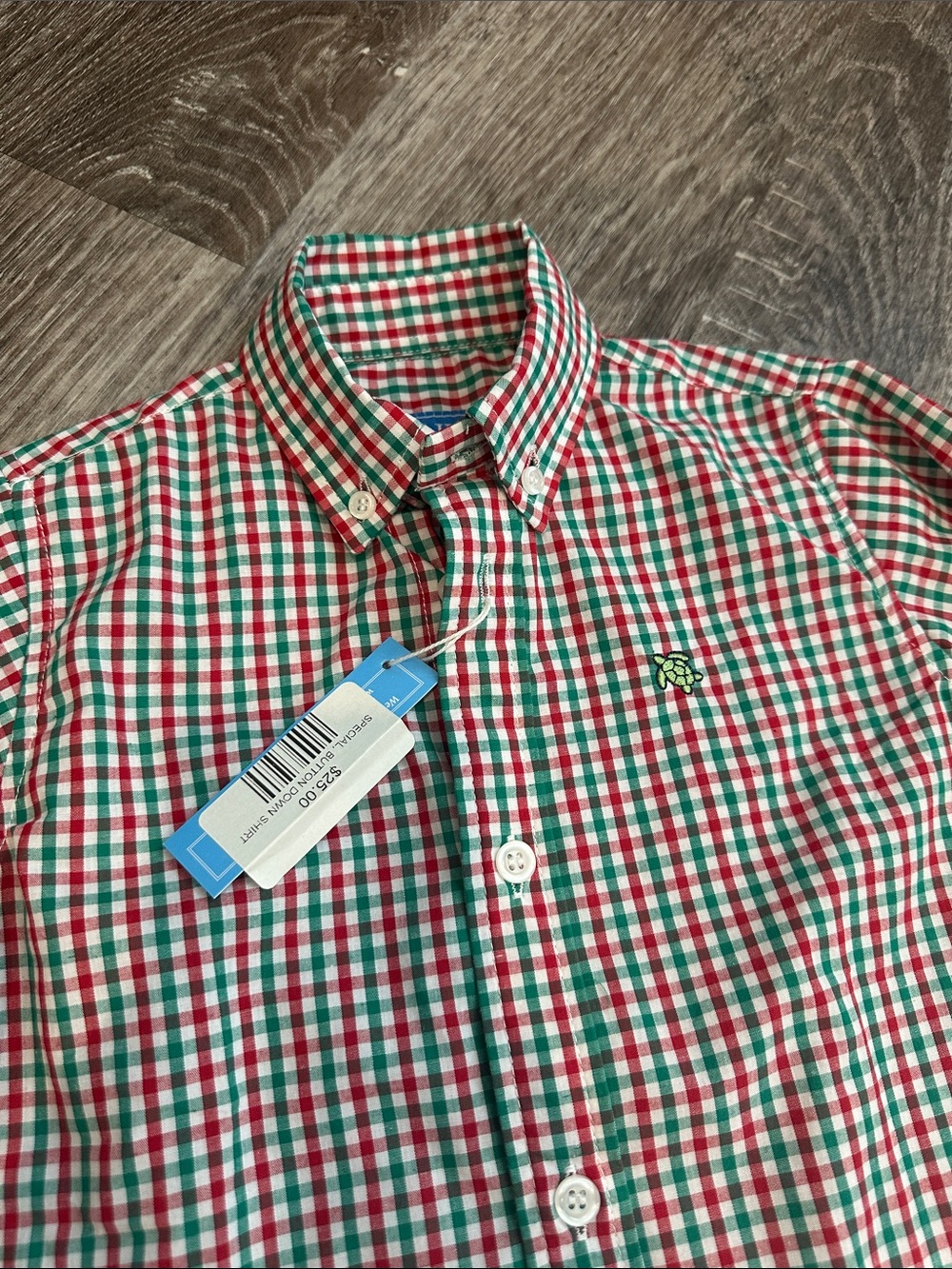 J. Bailey checked button down shirt